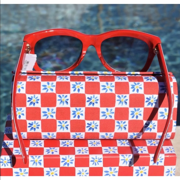 🎁🎅PRICE DOLCEGABBANA CATEYEFLORAL SUNGLASSES - Picture 7 of 7